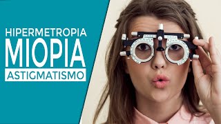 ¿Qué es la miopía  ¿qué es el astigmatismo  qué es la hipermetropía [upl. by Ynetsed]