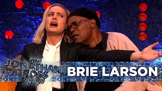 Brie Larson amp Samuel L Jackson Recreate Lady Gaga’s ‘Shallow’ Performance  The Jonathan Ross Show [upl. by Nivanod605]