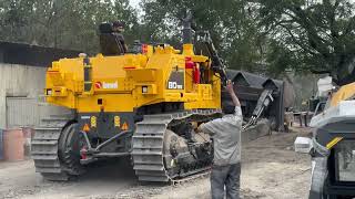 New dozer installation miningequipment mining dozer beml [upl. by Ashling]