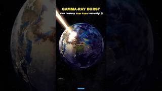 Earth vs GammaRay Burst ☠️💀 shorts space earth [upl. by Ennaeilsel610]