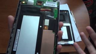 Google Nexus 7 How to Fix Black Screen  Loose Battery [upl. by Kemp200]