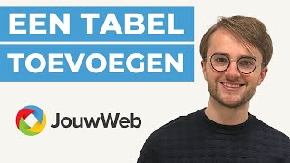 Hoe voeg ik een tabel toe via JouwWeb [upl. by Home]