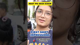 “NEETPG 2024 Exam Day Aspirants Share First Impressions amp Paper Difficulty Analysis” [upl. by Annawat]