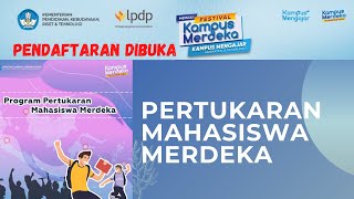 Program Pertukaran Mahasiswa Merdeka  cara dan keuntungan mendaftar pertukaran mahasiswa merdeka [upl. by Raman]