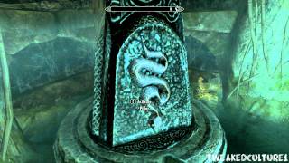 Forbidden Legend Geirmunds Hall Puzzle Unlock Skyrim  WalkThrough [upl. by Aivlys]