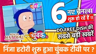 Ninja Hattori Start On Chumbak Tv  6 New Channels  DD Free Dish DTHTalks [upl. by Nivonod]