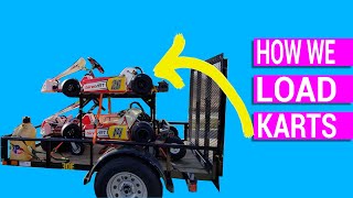 Our Kart Trailer Setup How To Load Racing Go Karts Using an SUV  Trailer [upl. by Saint]