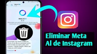 Cómo eliminar Meta Ai de Instagram [upl. by Erie]