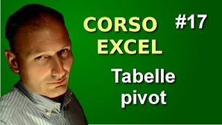 Corso di Excel  Lezione 17  Tabelle pivot [upl. by Greene]