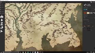 Making a Desert Campaign map with Wonderdraft [upl. by Haneeja]