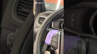 Steering wheel painting car details painting steeringwheel automobile detailwork diy [upl. by Rj937]