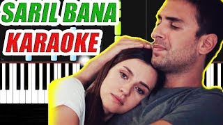 Sarıl Bana  Sen Anlat Karadeniz  Karaoke  Piano Tutorial by VN [upl. by Sabah486]