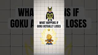 What happens if Goku actually loses 😂 dbz anime shorts [upl. by Ailev]