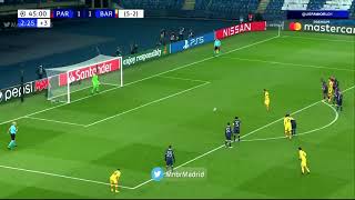 MESSI penalty vs Paris which Navas saves 😱😱😱😱 [upl. by Alby]