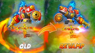 Xborg Revamp VS OLD Skill Effects [upl. by Aneeram]