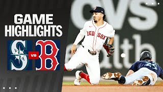 Mariners vs Red Sox Game Highlights 73024  MLB Highlights [upl. by Introk]