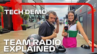 How Do F1 Teams Communicate Over A Race Weekend Albert Fabrega’s F1 TV Tech Demo  Cryptocom [upl. by Nev]