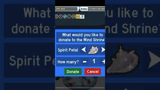 Donating a spirit petal to the wind shrine… bss beeswarmsimulator viral [upl. by Conias527]