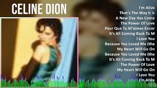 Celine Dion 2024 MIX Greatest Hits  Im Alive Thats The Way It Is A New Day Has Come The Po [upl. by Naahsar]