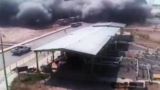 Mega Explosion in oil refinery [upl. by Missi]