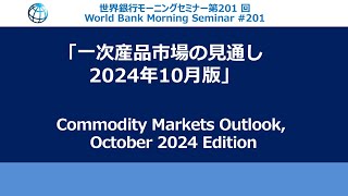 Commodity Markets Outlook October 2024 Edition [upl. by Noitna]