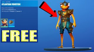 How To Get New Atlantean Fishstick New FISHSTICK For FREE In Fortnite FREE Black Manta Glitch [upl. by Adur]