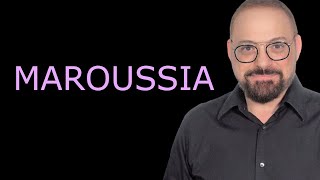 MAROUSSIA EAU DE TOILETTE BY SLAVA ZAITSEV [upl. by Jordanna]