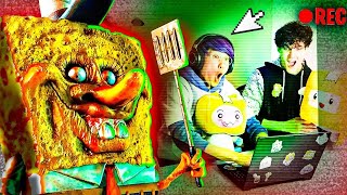 EVIL SpongeBobEXE HACKED OUR COMPUTER SPONGEBOBAVI CORRUPTED Our Game [upl. by Cyn]