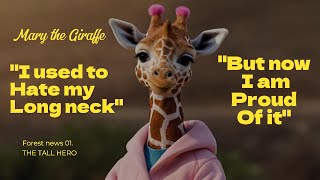 Mary the Giraffe Hero of the Forest I Childrens Music I Educational Song [upl. by Ahsilet685]