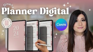 Crea tu propio PLANNER DIGITAL desde cero con CANVA 🌟 [upl. by Anyala]