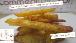 Comment faire des frites au four maison [upl. by Hippel]