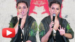 Dabangg 3  Sonakshi Gets ANNOYED At Akira Music Launch [upl. by Hael]