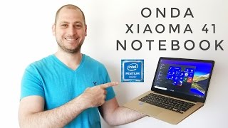 Onda Xiaoma 41 Notebook REVIEW  Intel N3450 141quot 1080P Screen 4GB RAM [upl. by Nnayrb117]