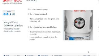 Learn how to safely operate and handle ENTONOX integral valve cylinders [upl. by Notsirt40]