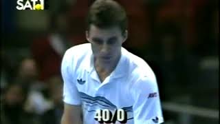 Ivan Lendl vs Mats Wilander Final Masters 1987 [upl. by Secrest]