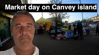 Canvey market walking tour canvey Canvey island Essex England  december 2022 [upl. by Valry]