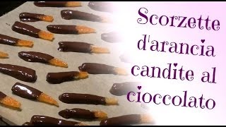 Scorzette darancia candite al cioccolato [upl. by Trinity]