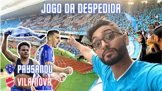 Último jogo do paysandu em 2024  Paysandu 2x1 Vila Nova  Série B Vlog [upl. by Albertine81]