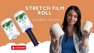 YGLLFYT Stretch Film Roll Review – 1000 Ft 5 Inch 80 Gauge 2Pack [upl. by Edik]