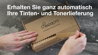 EcoPro  Ihr Abo für Tinte und Toner [upl. by Meelas]