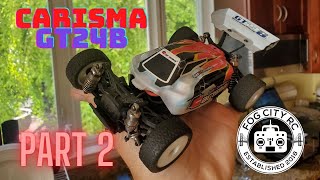 Carisma GT24B 124 Mini 4WD Buggy Part 2 [upl. by Amelus]