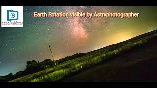 Earth Rotation visible by Astrophotographer  Earths Rotation Visualized in a Timelapse 2020 [upl. by Eissen702]