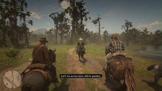 Robbing a stagecoach with neerdowells Micah and Bill  Red Dead Redemption 2 [upl. by Hatfield340]