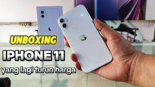 unboxing iphone 11 yang lagi turun harga [upl. by Hyacinthie]