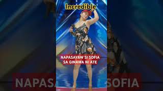 AMAZING Napasayaw si SOFIA sa GINAWA ni ate viralshorts trending america dance [upl. by Morell124]