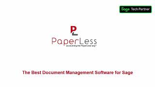 PaperLess Document Management  Full Compatibility with Sage Xero amp SAP [upl. by Embry]