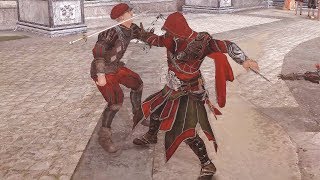 Assassins Creed Brotherhood Double Hidden Blade Rampage amp Borgia Ambush [upl. by Etteniotna]