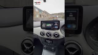 1025inch Android Screen with CarPlay GPS navigation in Mercedes Benz B W246 screen drive car [upl. by Barb]