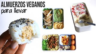 UNA SEMANA DE ALMUERZOS PARA LLEVAR  Vegano amp Saludable [upl. by Jodi]