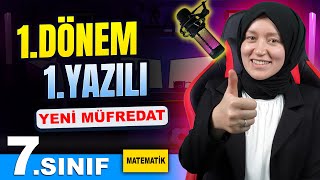 7Sınıf Matematik 1Dönem 1Yazılıya Hazırlık [upl. by Rheinlander114]